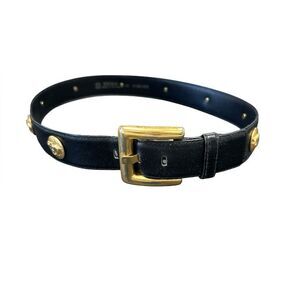 Escada Black Leather Belt